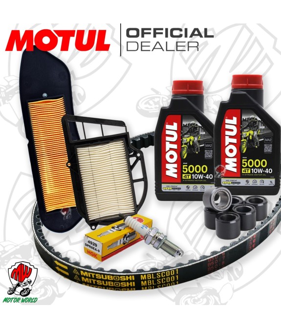 KIT TAGLIANDO OLIO FILTRI CANDELA E CINGHIA YAMAHA YP 250 RA X MAX 2016