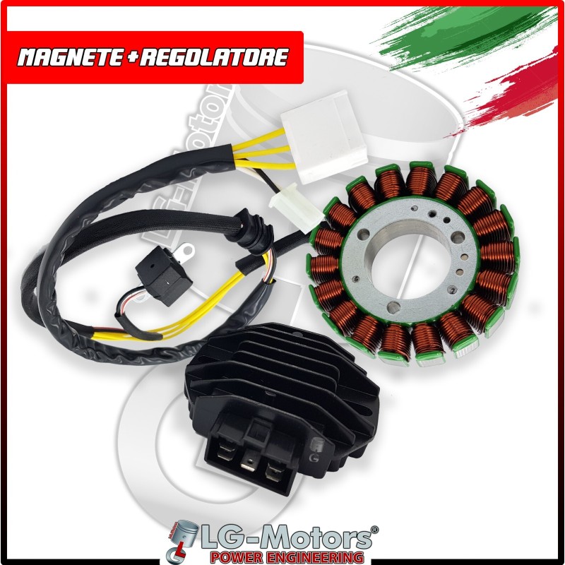 REGOLATORE E STATORE MAGNETE CAMPO MAGNETICO YAMAHA T MAX 500 2007