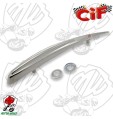 CRESTA IN ALLUMINIO LUCIDATO PER PARAFANGO ANTERIORE VESPA 50 125