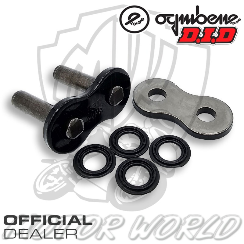 Giunto per catena Moto DID 530 (50) ZVM-X ZJ X-Ring Nero Xring falsa maglia ZVMX