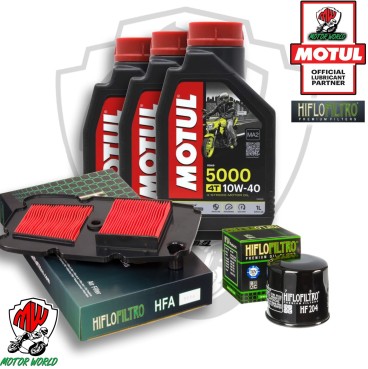 KIT TAGLIANDO OLIO MOTUL FILTRO ARIA HONDA XL 700 V TRANSALP 2012 2013