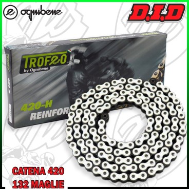 Catena di Trasmissione Passo 420 132 Maglie Per APRILIA RS BETA RR FANTIC CABALL
