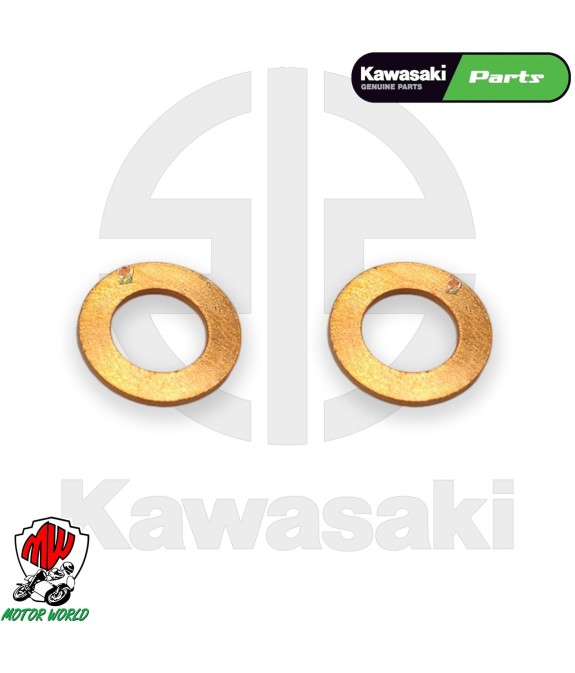 KIT 2 RONDELLE IN RAME PER RACCORDO KAWASAKI KLE 500 2006 2007