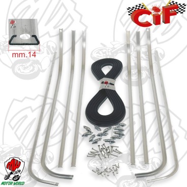 KIT SERIE STRISCE LISTELLI PEDANA PER PIAGGIO VESPA 125 VNB3T VNB4T VNB5T VNB6T