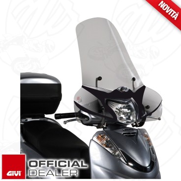 CUPOLINO PARABREZZA PARAVENTO COMPLETO DI ATTACCHI GIVI HONDA SH 300i 2013 2014