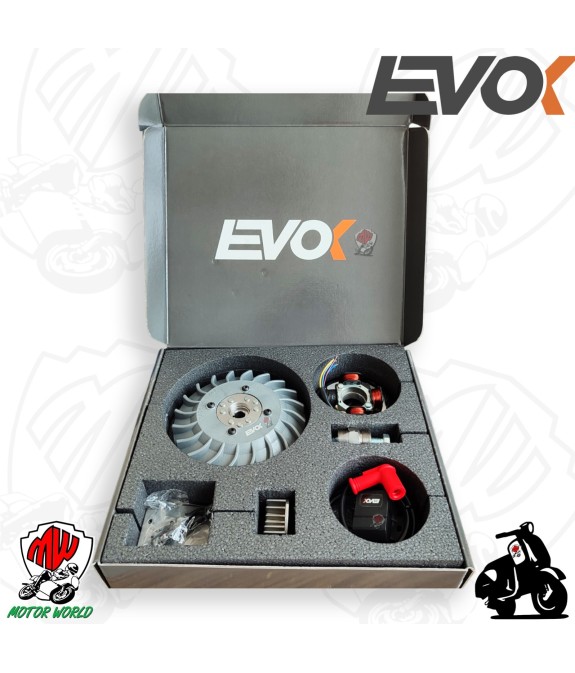 KIT ACCENSIONE ELETTRONICA EVOK Ø19 VESPA PK 50 80 100 125