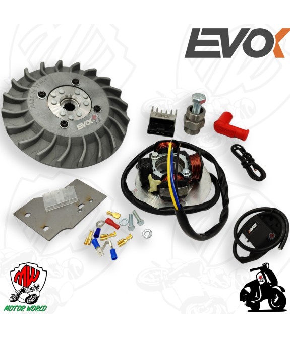 KIT ACCENSIONE ELETTRONICA EVOK Ø19 VESPA PK 50 80 100 125