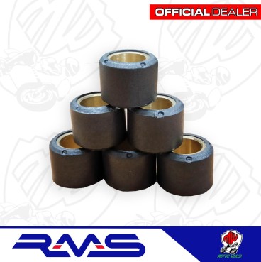 KIT RULLI PULEGGIA VARIATORE RMS 15x12 mm 4gr MBK 50 STUNT 2002