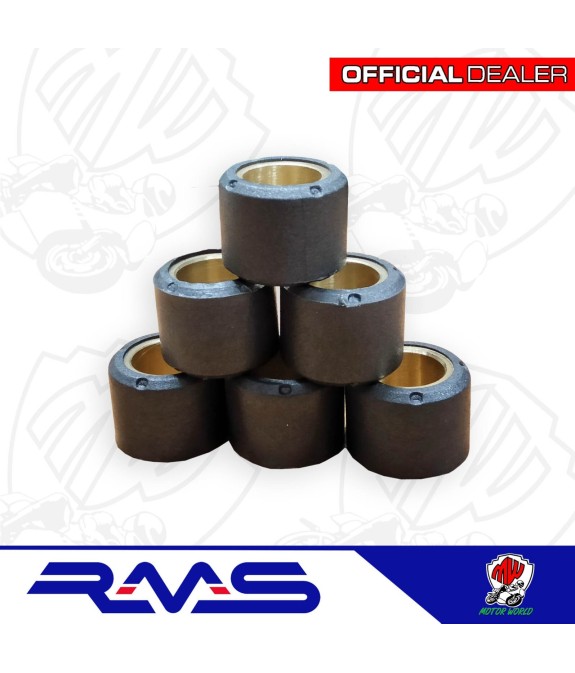 KIT RULLI PULEGGIA VARIATORE RMS 15x12 mm 4gr MBK 50 STUNT 2002