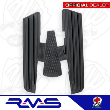 TAPPETO PEDANA IN GOMMA NERO RMS PER PIAGGIO VESPA SUPER 150 1979