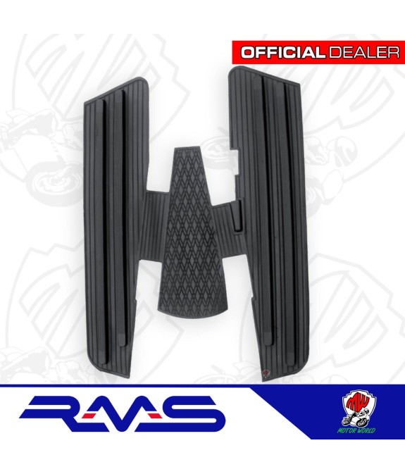 TAPPETO PEDANA IN GOMMA NERO RMS PER PIAGGIO VESPA SUPER 150 1979