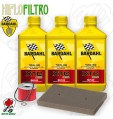 Kit tagliando Olio BARDAHL XTC 10W40 + Filtri KAWASAKI Ninja 250 R 2008