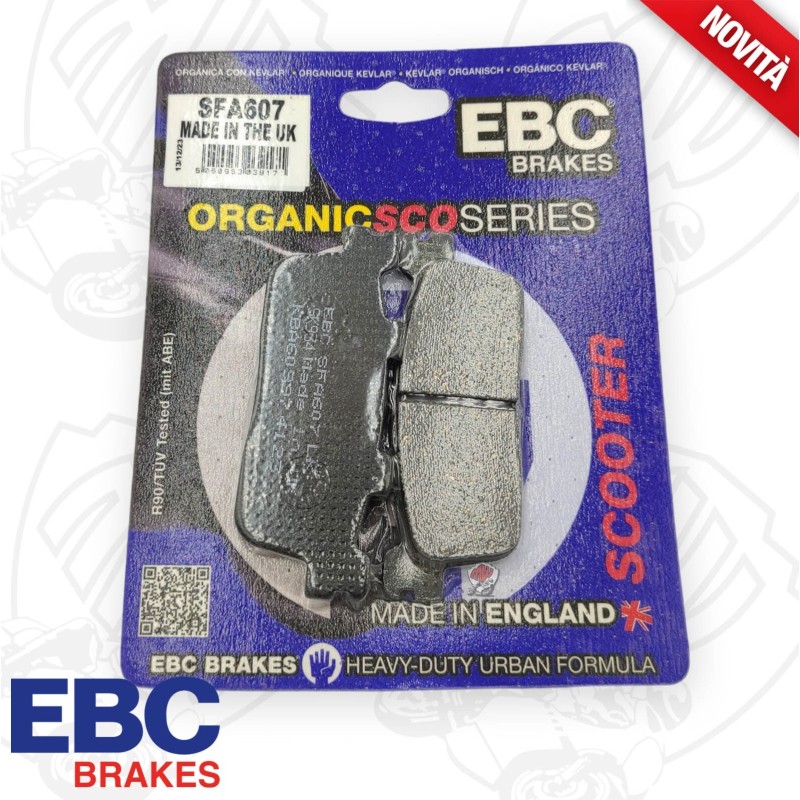 PASTIGLIE FRENO ORGANICHE POSTERIORI EBC KYMCO PEOPLE 200 S I 2011