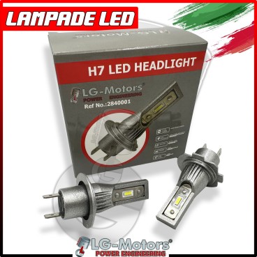 Coppia Lampade H7 LED 6500K PER CITROEN MEGANE I DOPPIO FARO DAL 1995 AL 2003