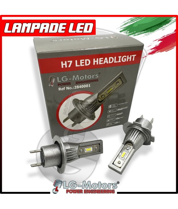 Coppia Lampade H7 LED 6500K PER CITROEN MEGANE I DOPPIO FARO DAL 1995 AL 2003