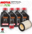 Kit tagliando Olio Motul 7100 10W50 + Filtri KAWASAKI KZ 650 1978