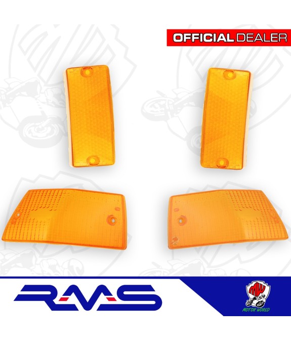 KIT 4 GEMME ARANCIONI PIAGGIO VESPA PX 200 E 1977 1978 1979 1980 1981 1982