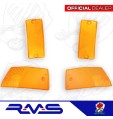 KIT 4 GEMME ARANCIONI PIAGGIO VESPA PX 200 E 1977 1978 1979 1980 1981 1982