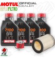 Kit tagliando Olio Motul 7100 10W60 + Filtri KAWASAKI KZ 650 1978