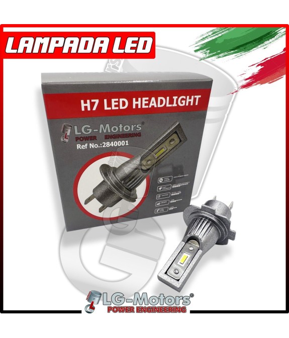 Lampa LED h7 auto 6500K Alta Potenza E Luminosità Plug and Play