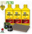 Kit tagliando Olio BARDAHL XTC 15W50 + Filtri KAWASAKI Ninja SE 300 2016