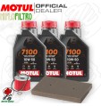 Kit tagliando Olio Motul 7100 10W50 + Filtri KAWASAKI Ninja 250 R 2008