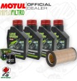 Kit tagliando Motul LIME GREEN 10W40 + Filtri Kawasaki ER 500 1996