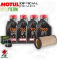 Kit tagliando Olio Motul 7100 10W50 + Filtri Kawasaki ER 500 1996