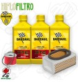 Kit tagliando Olio BARDAHL XTC 10W40 + Filtri Kawasaki ER 500 1996
