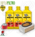 Kit tagliando Olio BARDAHL XTC 10W50 + Filtri Kawasaki ER 500 1996