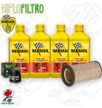 Kit tagliando Olio BARDAHL XTC 10W50 + Filtri Kawasaki ER 500 1996