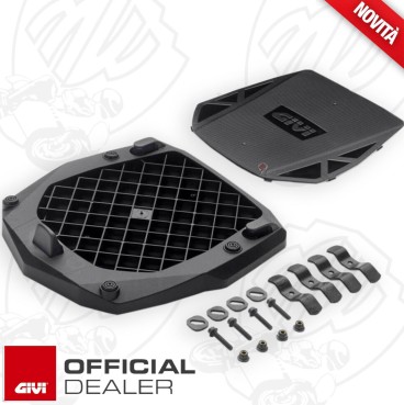 GIVI PIASTRA BAULETTO UNIVERSALE E251 MONOKEY COMPLETA DI KIT PER IL FISSAGGIO