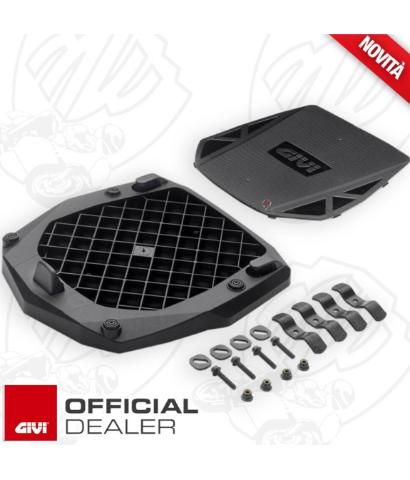 GIVI PIASTRA BAULETTO UNIVERSALE E251 MONOKEY COMPLETA DI KIT PER IL FISSAGGIO