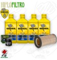 Kit tagliando Olio BARDAHL XTM 10W40 + Filtri Kawasaki ER 500 1996