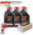Kit tagliando Olio Motul 7100 10W50 + Filtri Kawasaki ER 500 1996