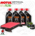 Kit tagliando Olio Motul 7100 10W40 + Filtri HONDA XL 1000 V ABS 2004 Varadero Kit tagliando Olio Motul 7100 10W40 + Filtri HONDA XL 1000 V ABS 2004 Varadero