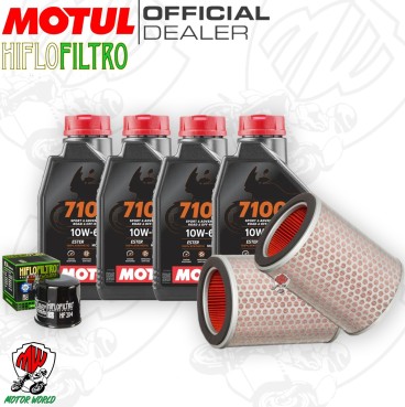 Kit tagliando Olio Motul 7100 10W60 + Filtri HONDA CBR 1000 RRS 2007 Fireblade