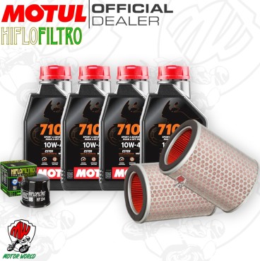 Kit tagliando Olio Motul 7100 10W40 + Filtri HONDA CBR 1000 RRS 2007 Fireblade