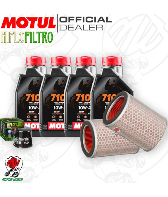 Kit tagliando Olio Motul 7100 10W40 + Filtri HONDA CBR 1000 RRS 2007 Fireblade