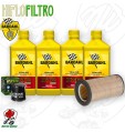 Kit tagliando Olio BARDAHL XTC 15W50 + Filtri Kawasaki ER 500 1996