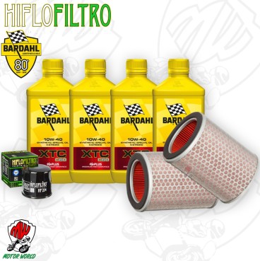 Kit tagliando Olio BARDAHL XTC 10W40 + Filtri HONDA CBR 1000 RRS 2007 Fireblade