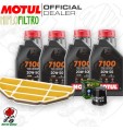 Kit tagliando Olio Motul 7100 20W50 + Filtri KAWASAKI ZZR 600 2007