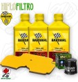 Kit tagliando Olio BARDAHL XTC 10W50 + Filtri KAWASAKI ER 6F 650 2008