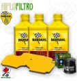 Kit tagliando Olio BARDAHL XTC 15W50 + Filtri KAWASAKI ER 6F 650 2008