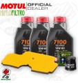 Kit tagliando Olio Motul 7100 10W60 + Filtri KAWASAKI ER 6F 650 2008