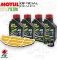 Kit tagliando Motul LIME GREEN 10W40 + Filtri KAWASAKI Ninja ZZR 600 2005