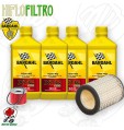 Kit tagliando Olio BARDAHL XTC 10W40 + Filtri KAWASAKI KZ 650 1978
