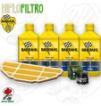 Kit tagliando Olio BARDAHL XTM 10W40 + Filtri KAWASAKI Ninja ZZR 600 2005