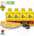 Kit tagliando Olio BARDAHL XTC 15W50 + Filtri KAWASAKI Ninja ZZR 600 2005