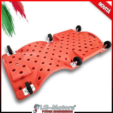Carrello Sottoauto Officina Lettino Sdraio sotto macchina carrellino con ruote
